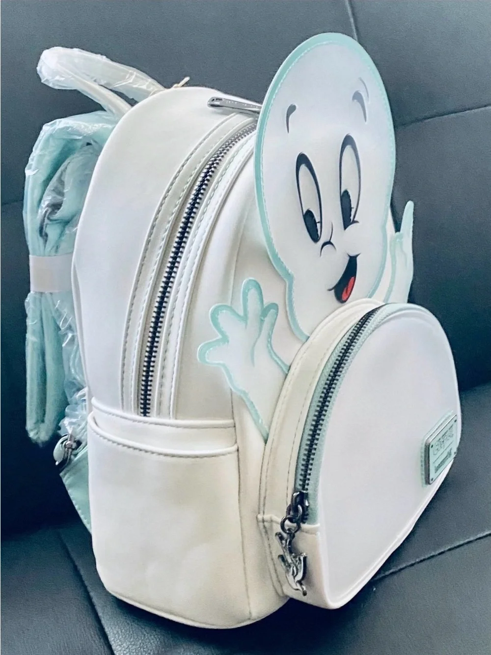 Loungefly Universal Casper The Friendly Ghost Let's Be Friends Mini Backpack